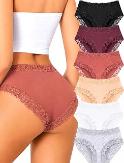 Cotton Underwear for Women Sexy Lace Panties Cheeky Bikini Lingerie Sets 6