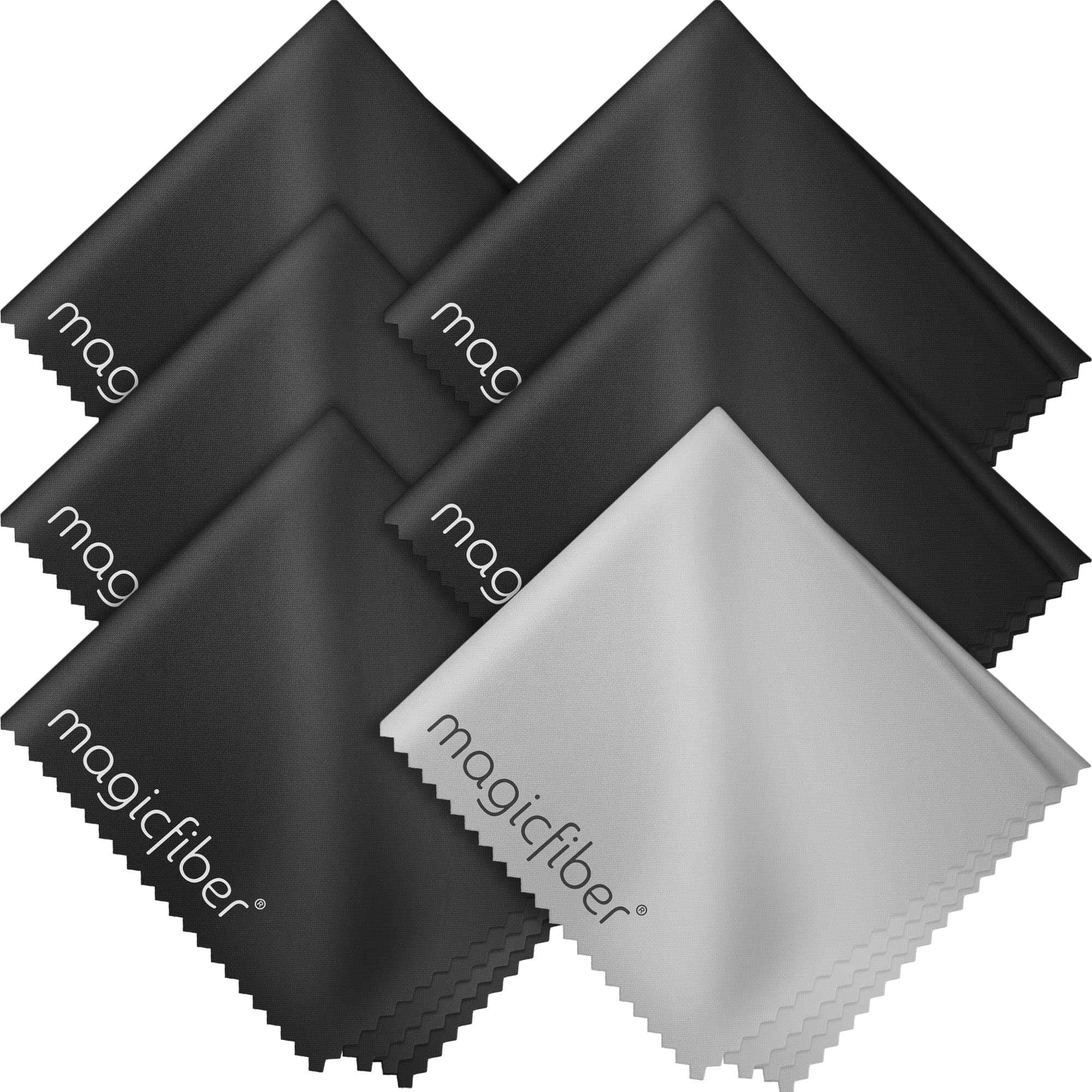 MagicFiber Microfiber Cleaning Cloth, Glasses Cleaner, Eyeglass Wipes, 6pk | Cle