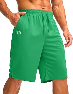 G Gradual Men's Athletic Shorts with Pockets 9"/ 11" Long Basketball Shorts