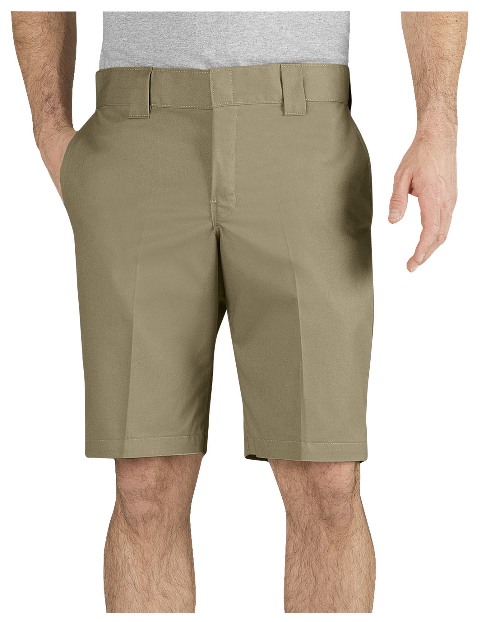 Dickies Men’s 11-Inch Slim Fit Stretch Work Shorts – Lightweight Uniform Shorts 