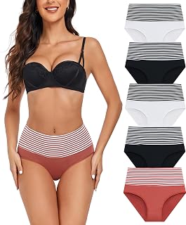 ANLIQI Modal Underwear Supersoft Hipster Panties for Women Pack Breathable & Stretch Bikini Underpants Comfortable Undies