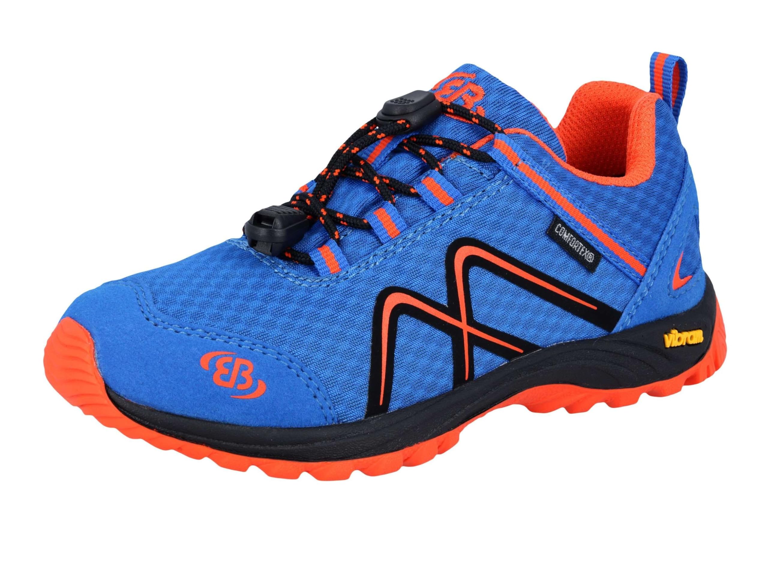 Lico Girl's Path Cross Country Running Shoe, Blue Orange, Womens 8