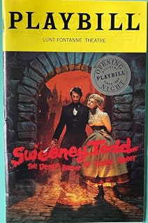 Silver Seal Open Night Playbill Sweeney Todd Annaleigh Ashford Jordan Fisher