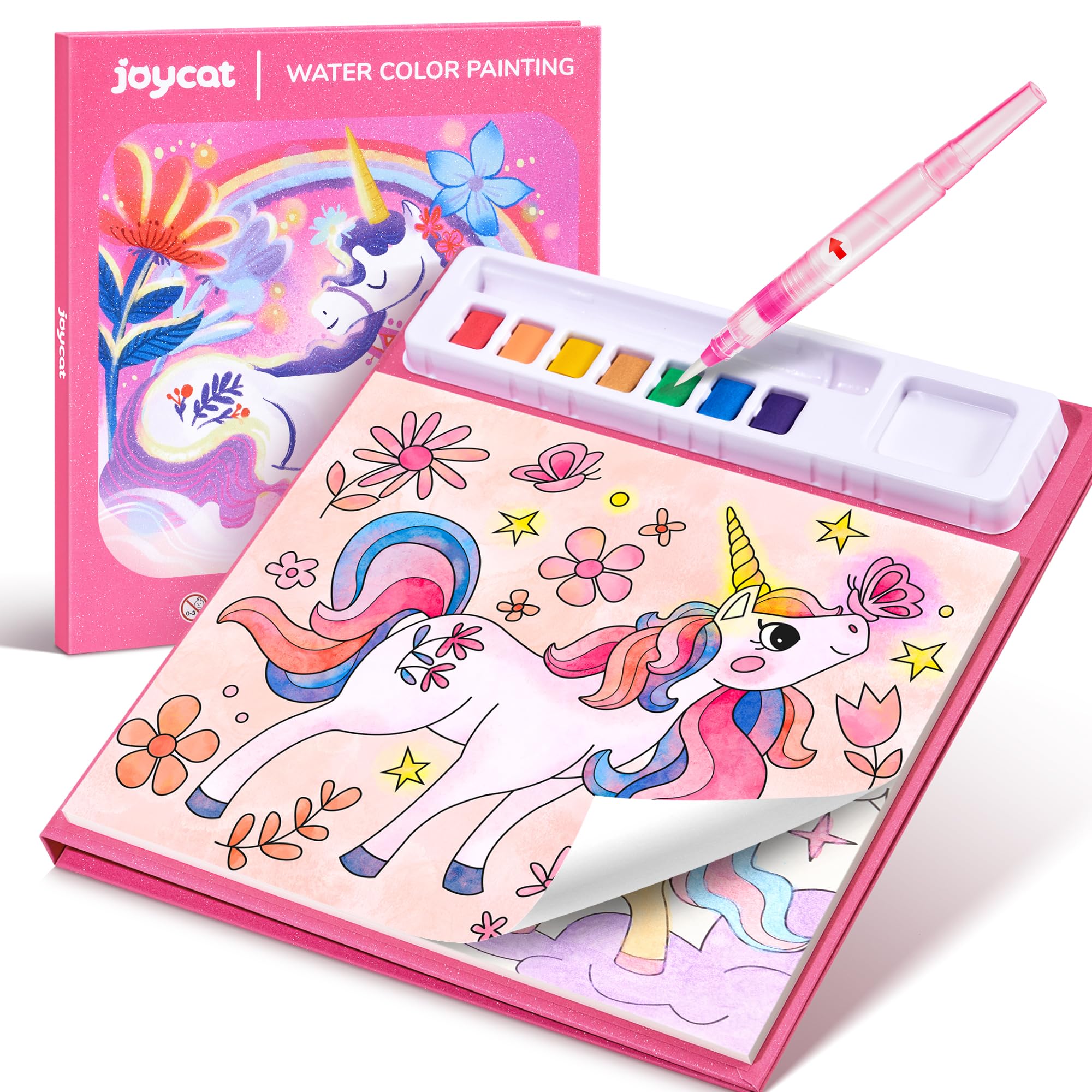 JoyCat Paint with Water Coloring Books for Toddlers (Magical Pony)