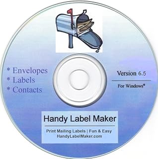 Handy Label Maker Software. Print Mailing Address on Labels, Envelopes. Mass Mail Flyers, Invitations, Christmas Cards. Contacts File, Address Book.