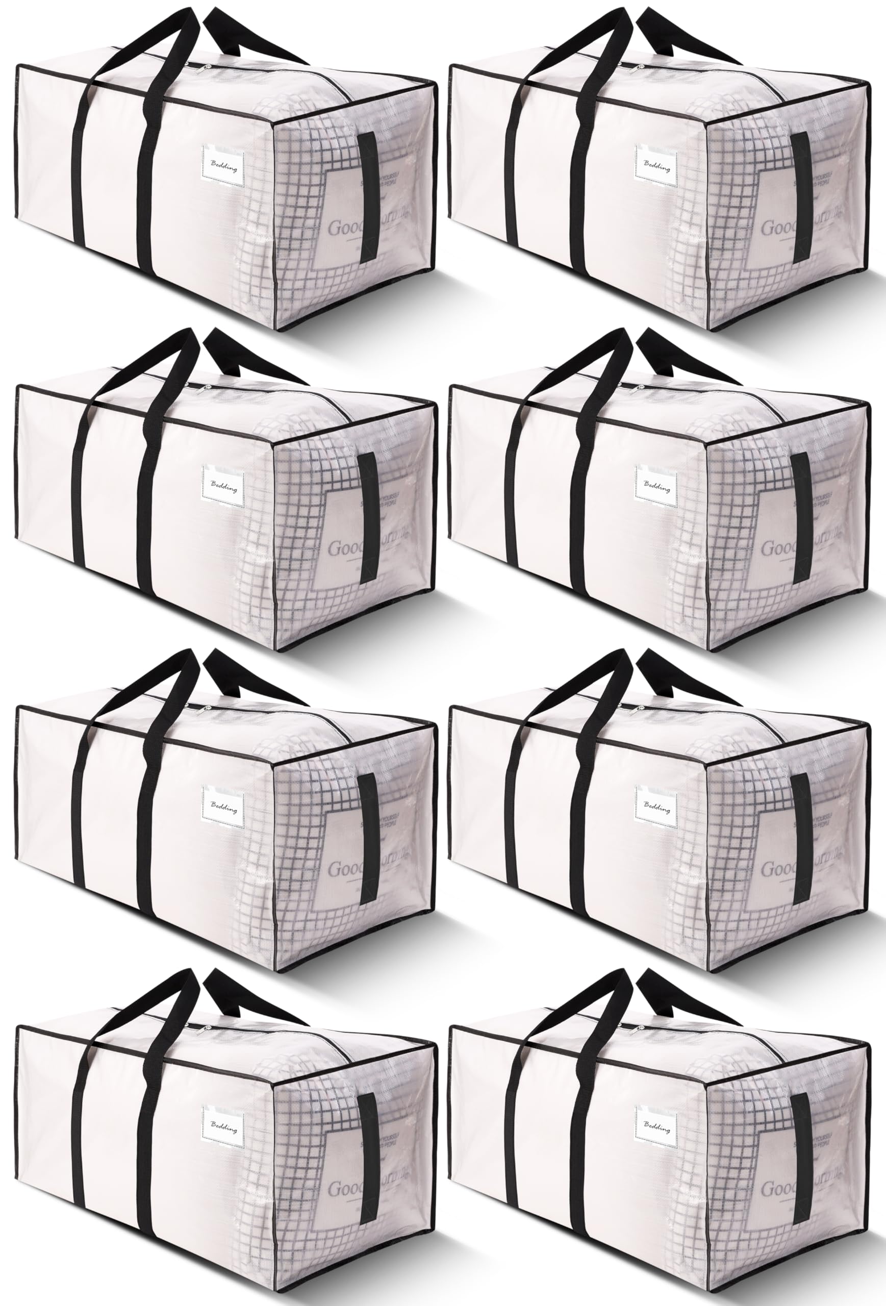 HOMESURE Supports 200lbs Heavy Duty Moving Bags - Strong Zipper & Wrap-Around Ha