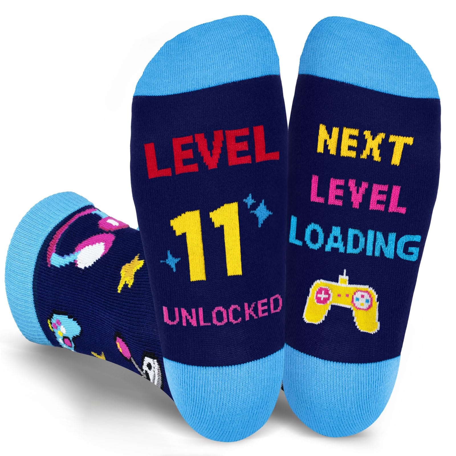 Birthday Gifts for Boys Age 10-13, Gamer Socks for 10 11 12 13 Year Old Boys, Tw