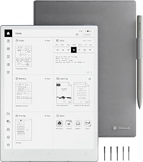 VIWOODS AiPaper 10.65" AI E Ink Tablet, Digital Notebook Bundle with Pen | AI meeting notes taking, handwriting-to-text, PDF annotation and Daily planner for organized work, reminders and tasks.