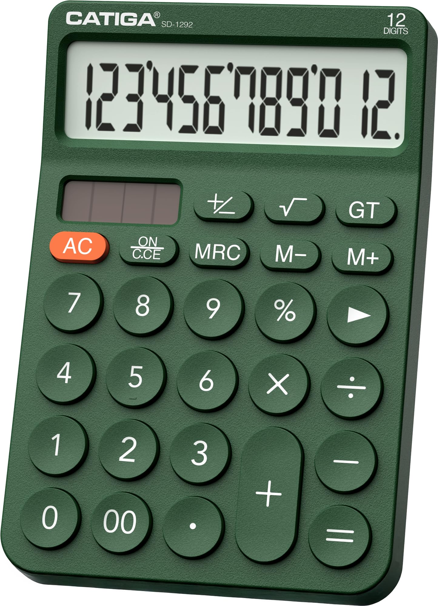 CATIGA 12 Digit Desktop Calculator Basic Desk Calculator with Large LCD Display,