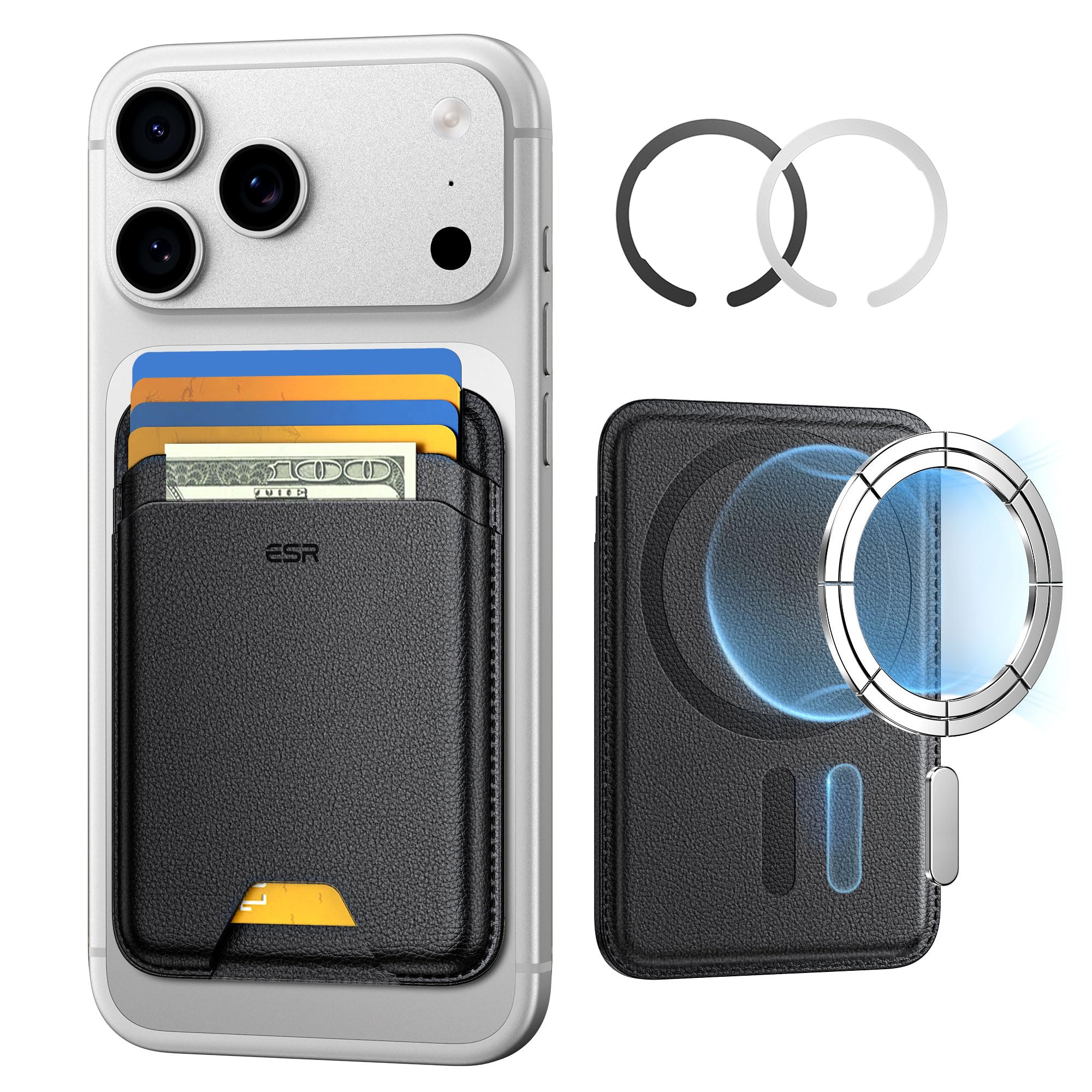 ESR for MagSafe Wallet, 5 Card Holder for Phone Case, RFID Blocking | MagSafe St