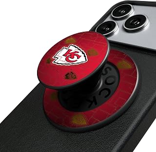 Kansas City Chiefs Rivet PopSockets Magnetic Phone Grip and Stand