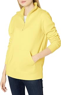 Amazon Essentials Women's Long-Sleeve Fleece Quarter-Zip Jumper (Available in Plus Sizes)