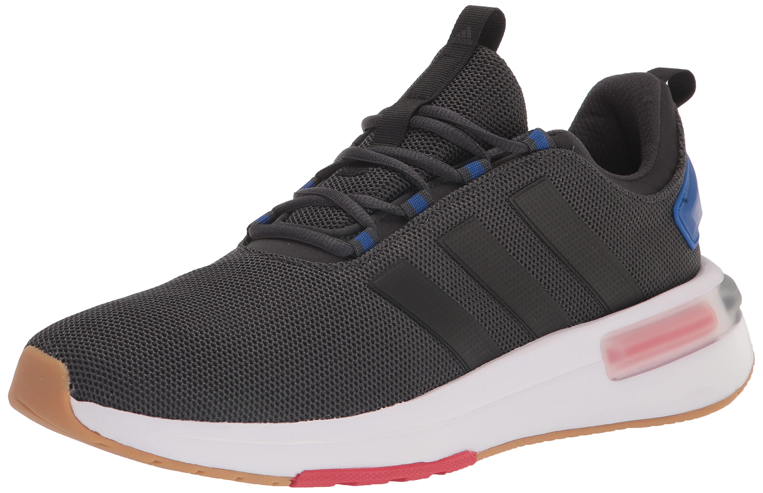 Adidas Men's Racer TR23 Sneaker, Carbon/Core Black/Team Royal Blue