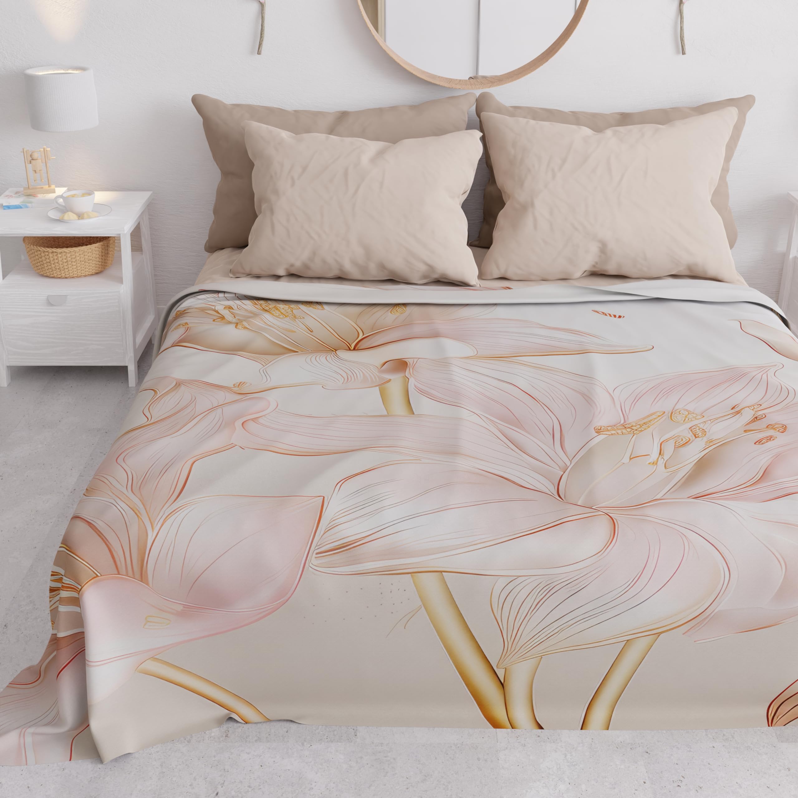 PETTI ARTIGIANI ITALIANI - Quilt Bed 160 x 250 cm Microfibre, Spring Summer, Mod