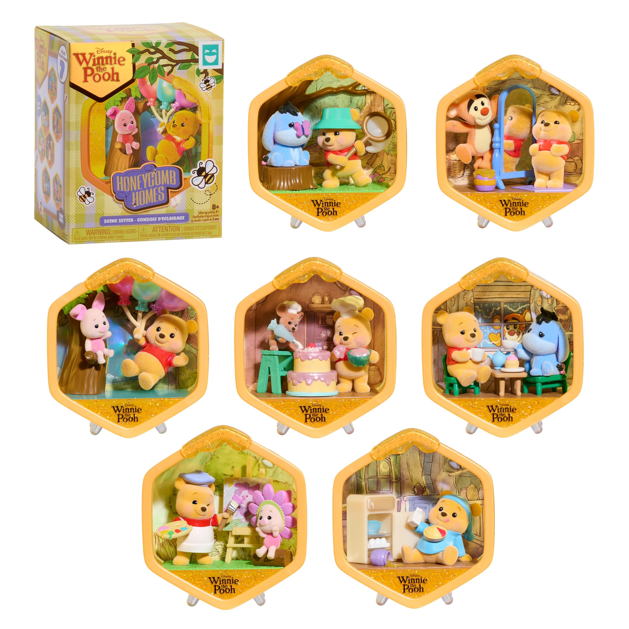 Happy Haul Disney Winnie the Pooh Honeycomb Homes Scene Setters Blind Box | Blin