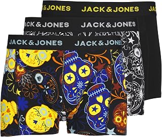 JACK & JONES Male Boxer Shorts, Pack of 3, Plain