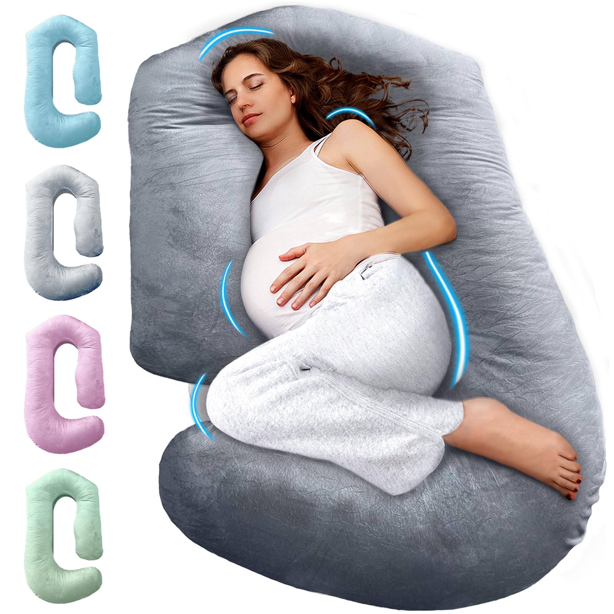 Pregnancy Pillow for Sleeping – 57-Inch Maternity Pillow for Pregnant Women | Co