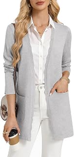GRACE KARIN Long Cardigan Sweaters for Women Business Casual Fall Outfits