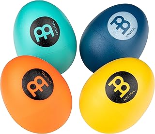 Meinl Percussion Egg Shaker Set - 4 different volumes - Including Soft, Medium, Loud, Extra Loud - Plastic, Multicolor (ES-SET-2)