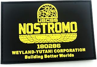 USCSS Nostromo Alien Weyland Yutani Airsoft Paintball PVC Morale Patch