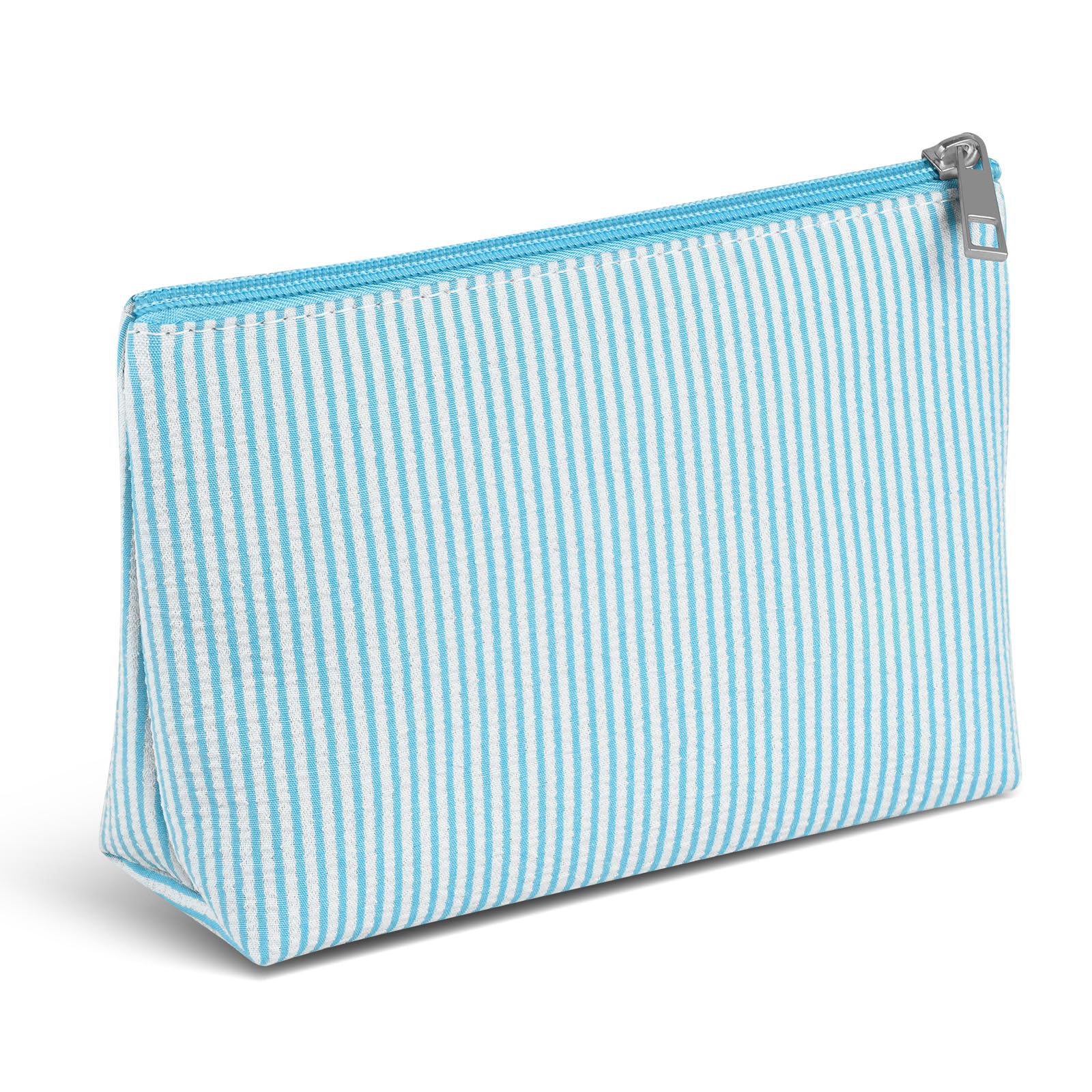 Breteil Small Makeup Bag for Purse Cosmetic Bag with Slip-in Pockets Travel Make