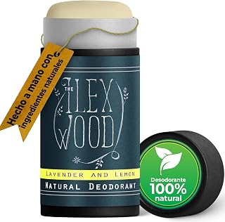 The Ilex Wood Lavender & Lemon Natural Deodorant - 70ml | Fresh and floral. Handmade in the UK, free from aluminium salts, plastic or alcohol. Vegan, eco-friendly cardboard tube.