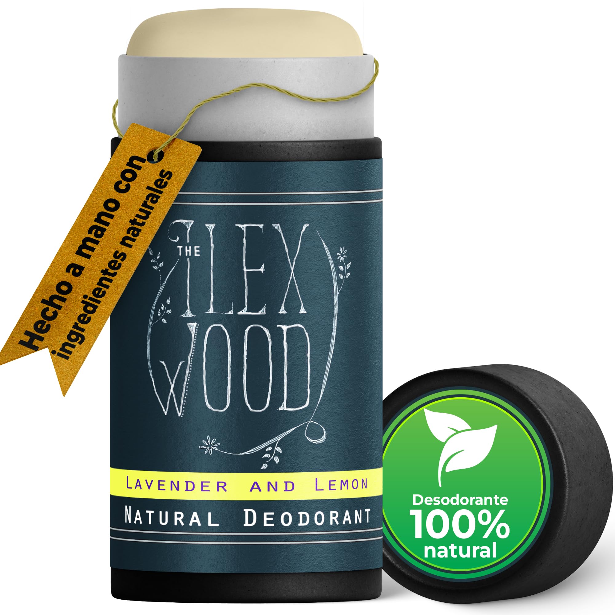 The Ilex Wood Lavender & Lemon Natural Deodorant - 70ml | Fresh and floral. Hand