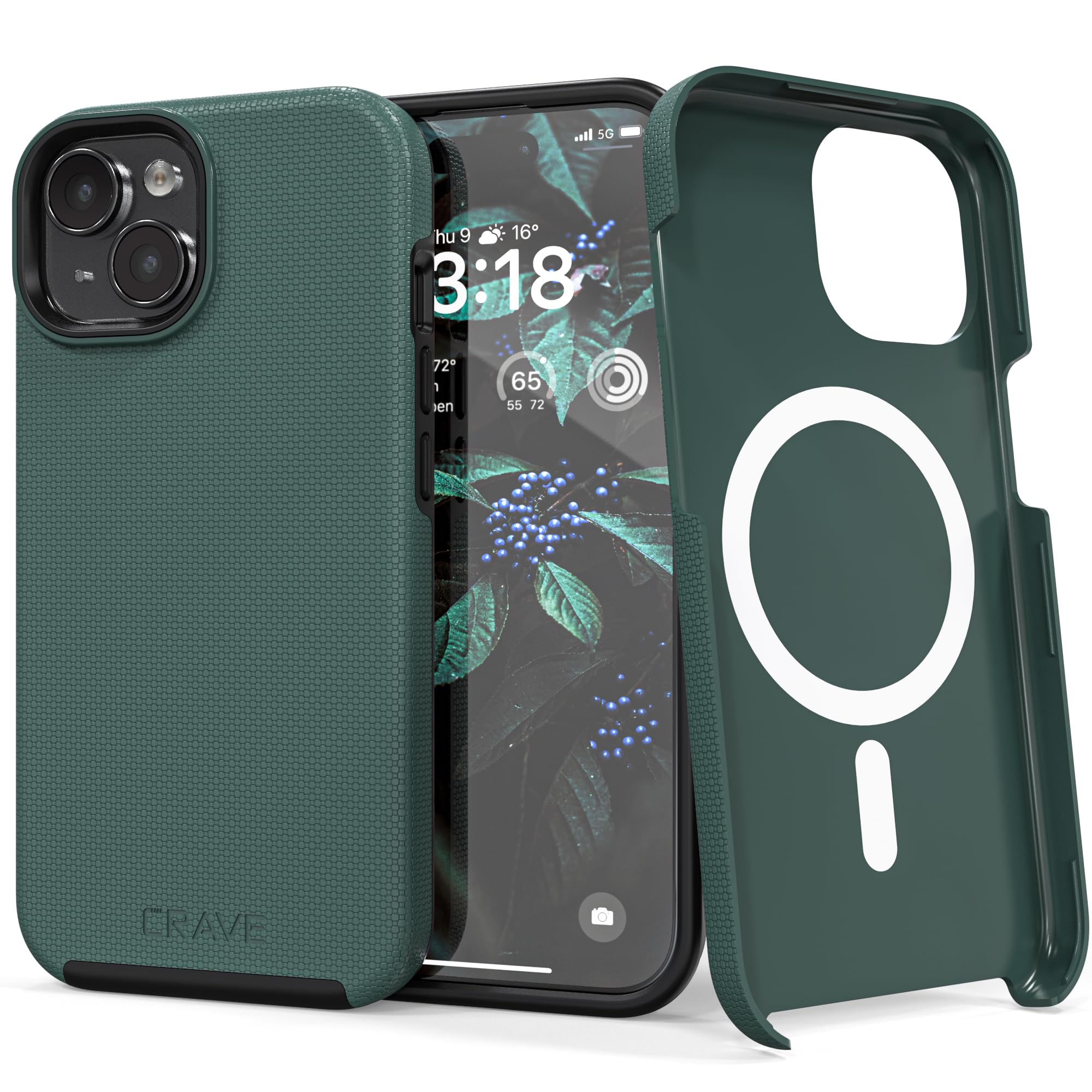 Crave Dual Guard Compatible with iPhone 15 Case, Compatible with MagSafe Shockpr