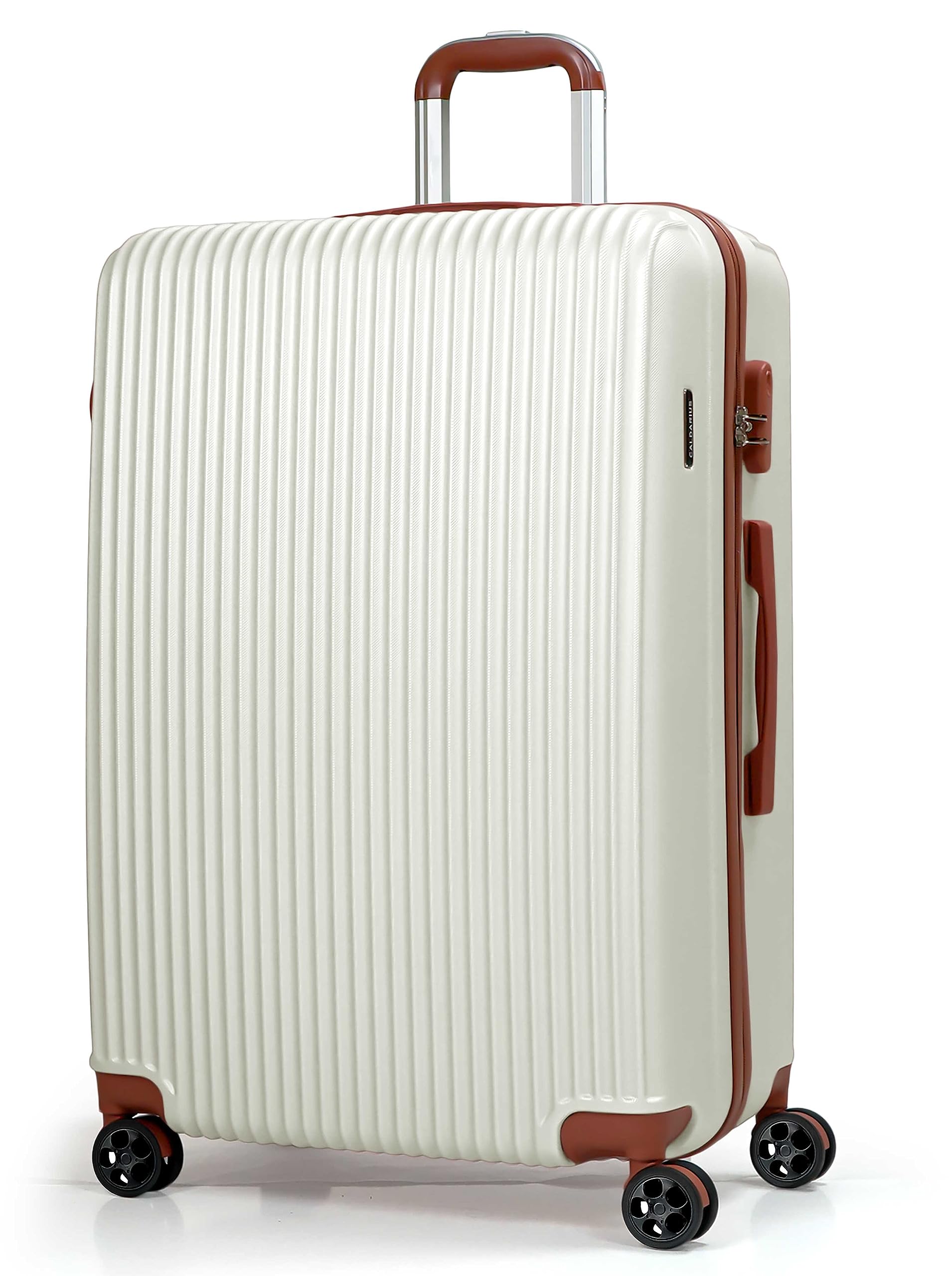 CALDARIUS Hardshell Luggage | Durable Suitcases | Lightweight & Secure with Comb