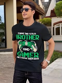 Men's Plain Stripe T-Shirt Simple Minimalist Short Sleeve Casual T-Shirt