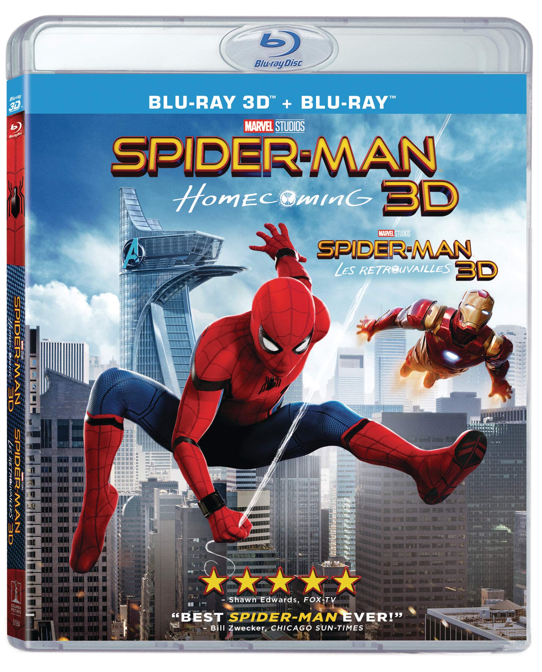 Spider-man: Homecoming - 3d Blu-ray/blu-ray/ultraviolet (bilingual)