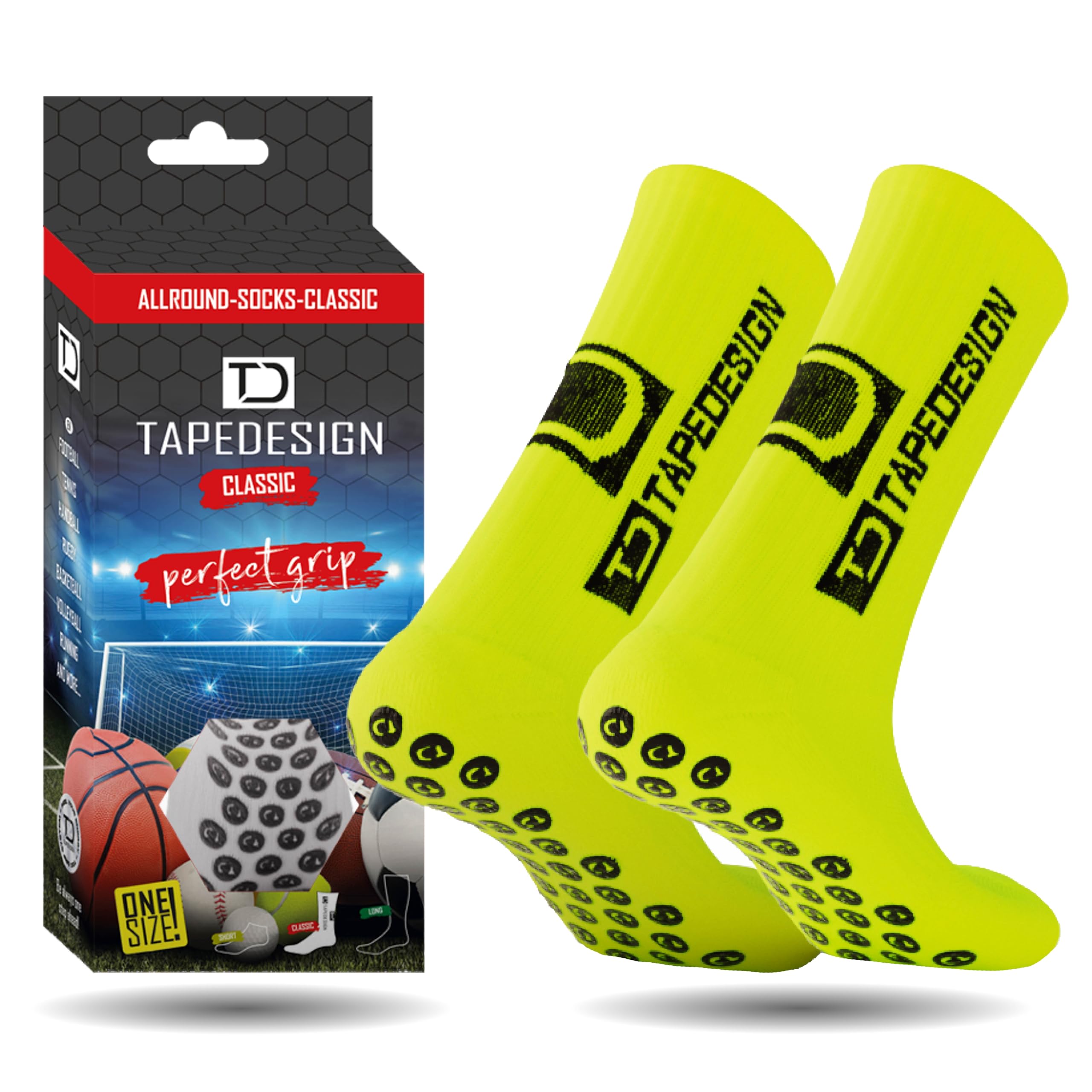Tapedesign Allround Socks “classic” Calzini Unisex - Adulto (Pacco da 1)
