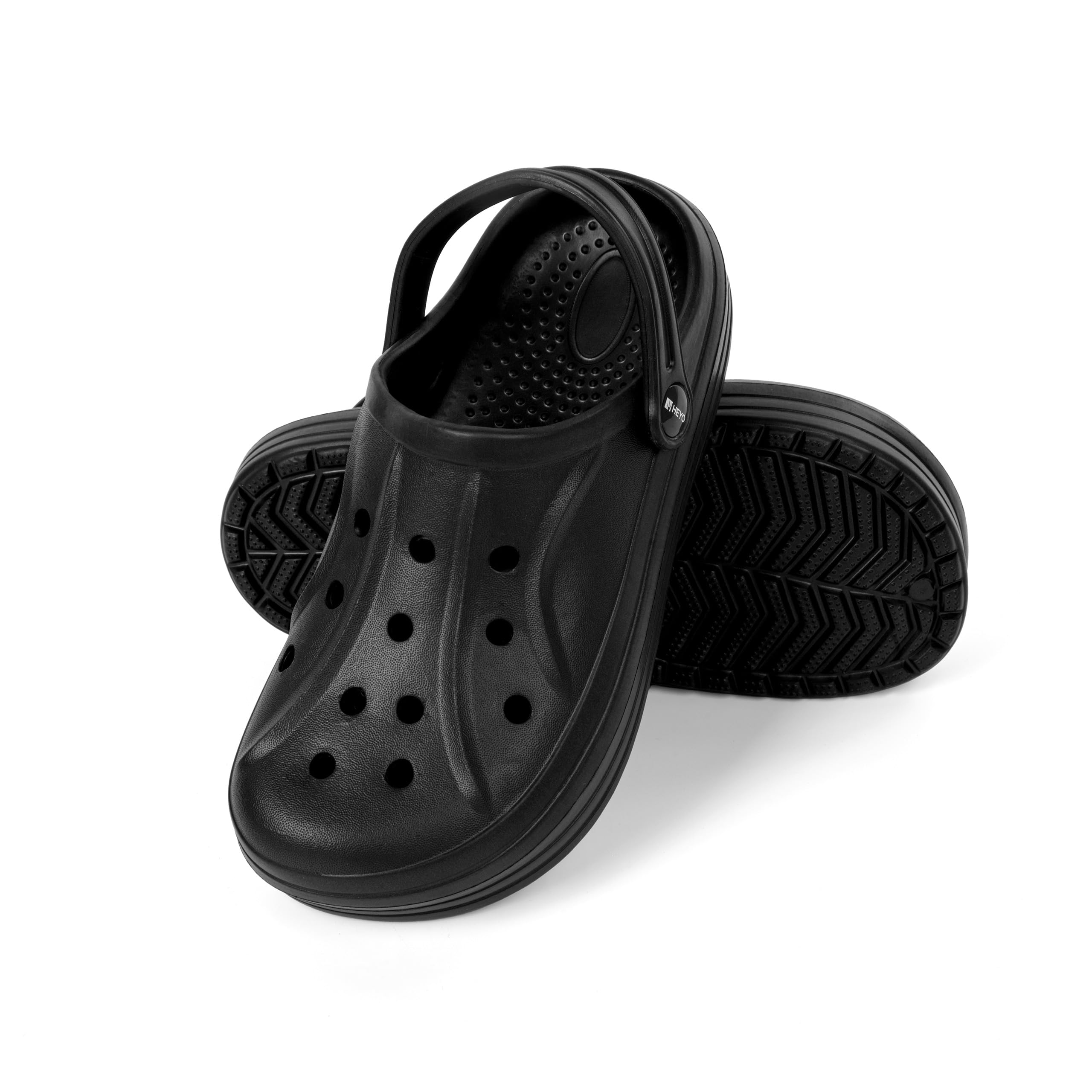 HEYO Clogs Herren Damen Leichte Gartenschuhe Pantoletten Unisex Gartenclogs Sand