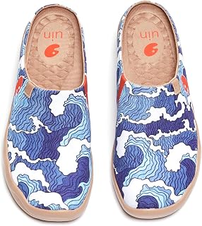 UIN Ultra Lightweight Men's Art Shoes, Slippers, Men's Room Shoes, Spring, Summer, Indoor, Outdoor, Sandals, Easy to Walk