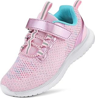 RUNSIDE キッズスニーカー 軽量テニスシューズ 男の子と女の子向け