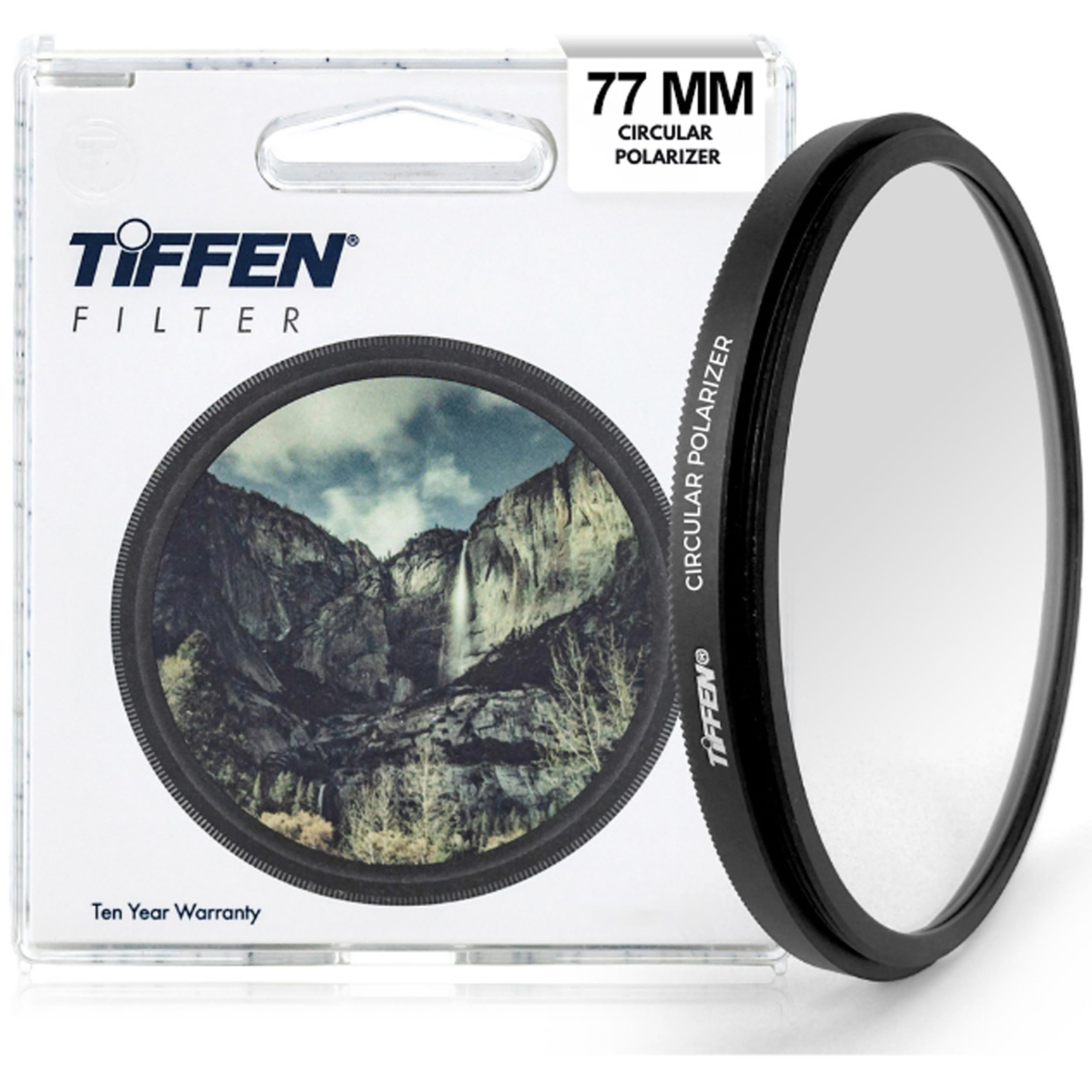 Tiffen 77mm CPL Circular Polarizing Filter Reduce Glare & Reflections | Reveals 