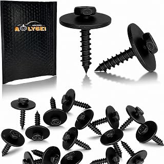 AOLYGEI 30pcs Fender Wheelhouse CD Console Bolt Screw E23 | Compatible with GM, Chevrolet Camaro Colorado Corvette Cruze Equinox Silverado Malibu Traverse Cadilac Buick , 11570498