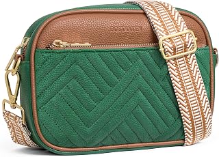 BOSTANTEN Quilted Small Crossbody Bag for Women Vegan Leather Purses