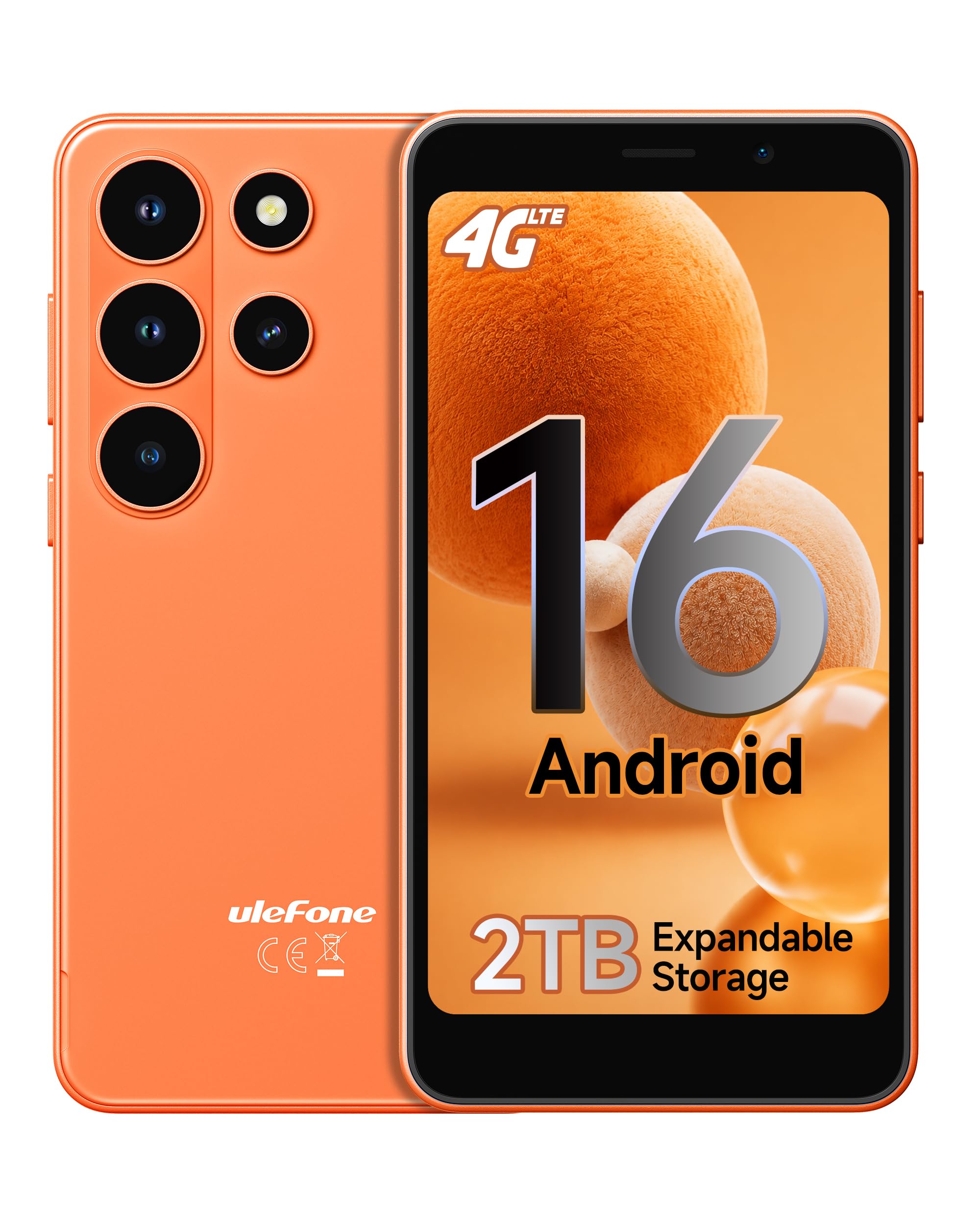 Ulefone Note 22 Phones Unlocked, 20GB+32GB Android 16 Go, 5.0" Mini 4G | Small B