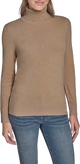 Tommy Hilfiger Women's Cotton Lightweight Turtleneck Sweater