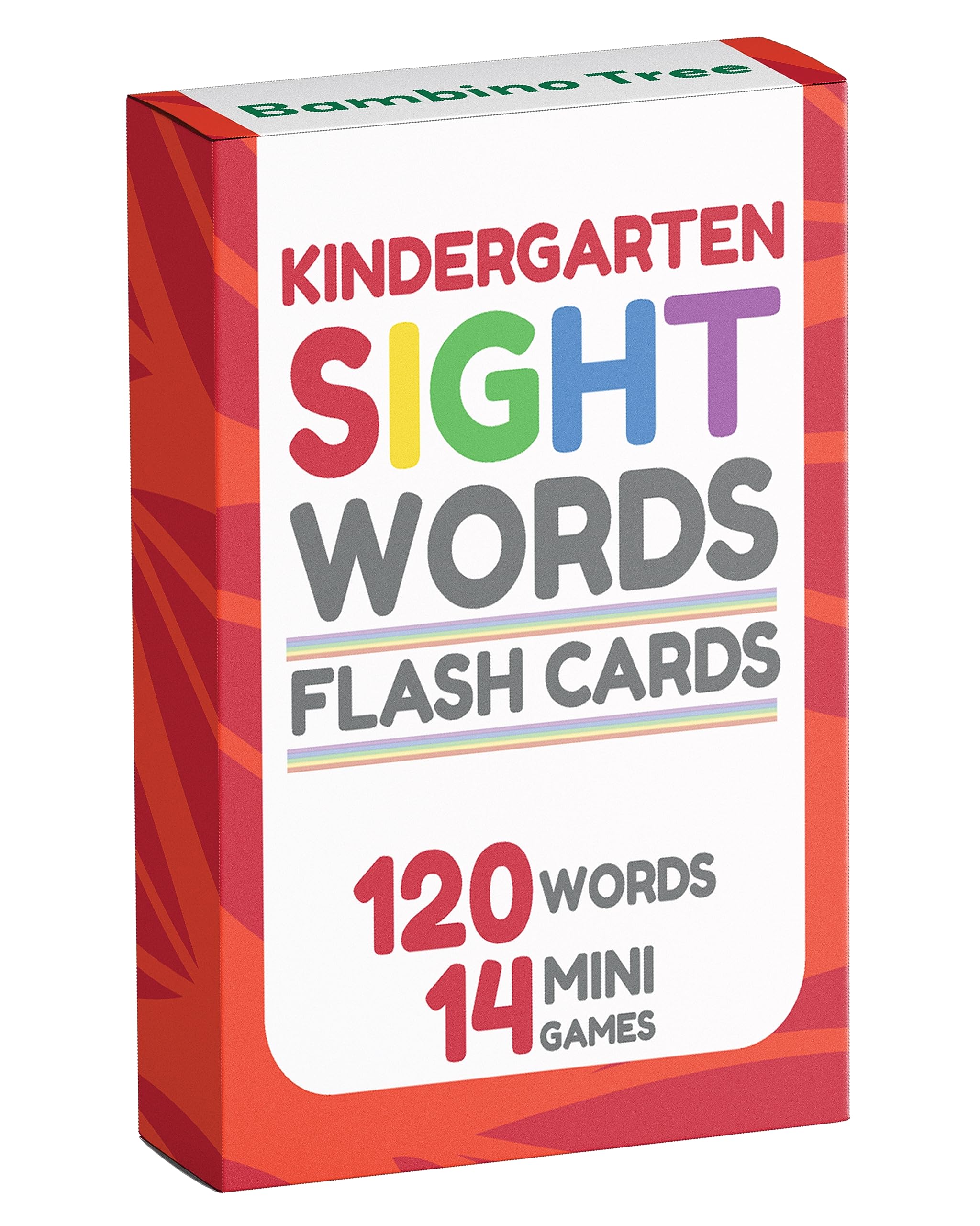 Sight Words Flash Cards Kindergarten | 120 High Frequency Words from Dolch's and