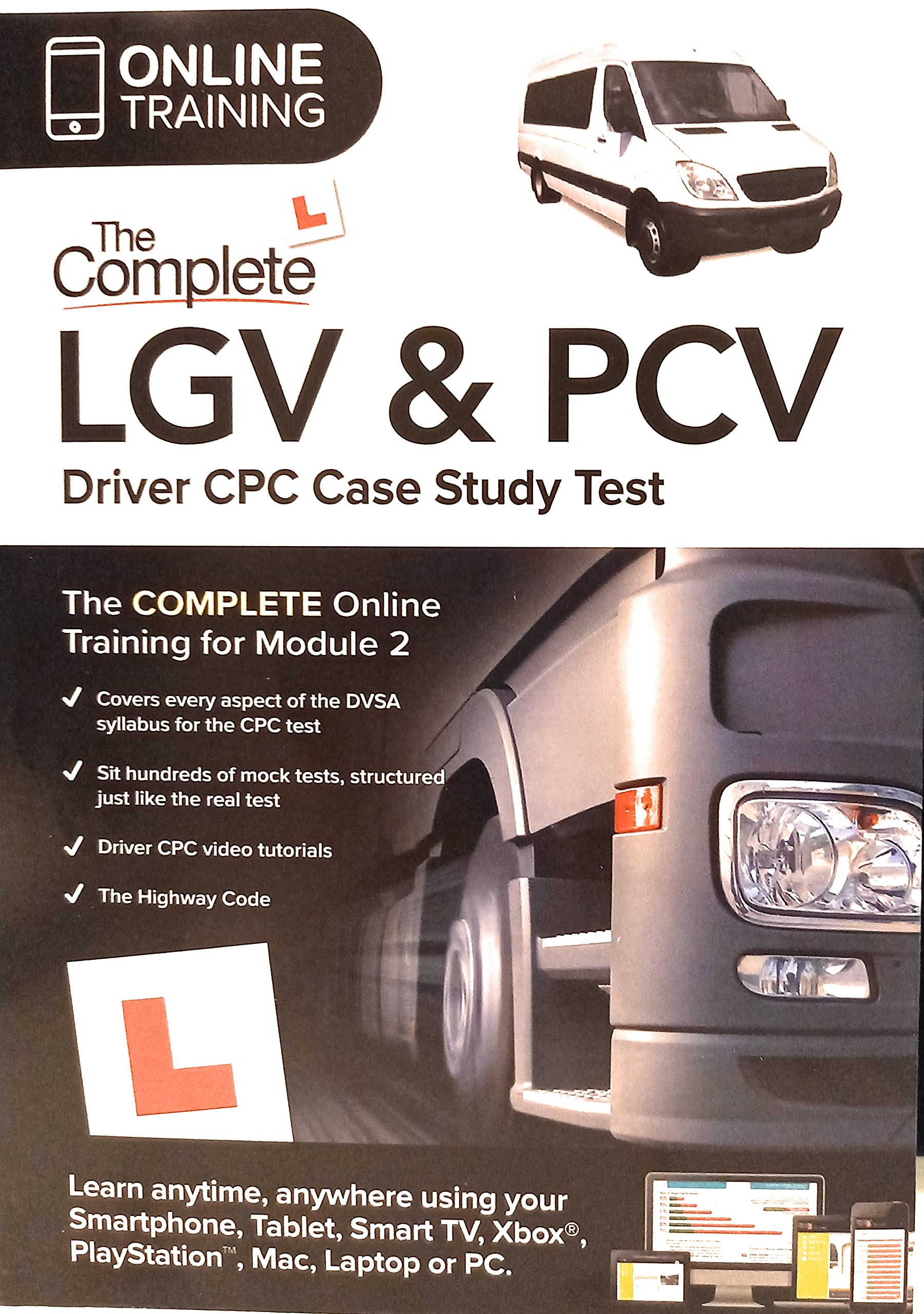 The Complete LGV & PCV CPC Case Study Test Online Training|1|1+|6 months|Browser