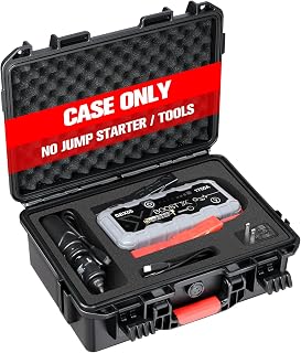 Hard Case for NOCO Boost X GBX55 - Waterproof Box for 1750A Jump Starter | Storage for 12V Lithium Battery Booster Pack Cable & Accessories, Portable Storage Box for Emergency Travel Trip, Case Only