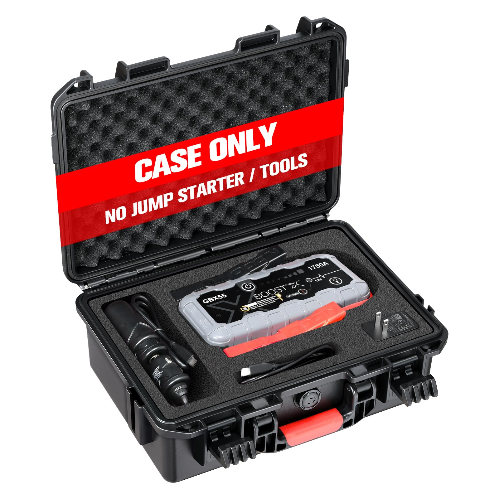 Hard Case for NOCO Boost X GBX55 - Waterproof Box for 1750A Jump Starter | Stora