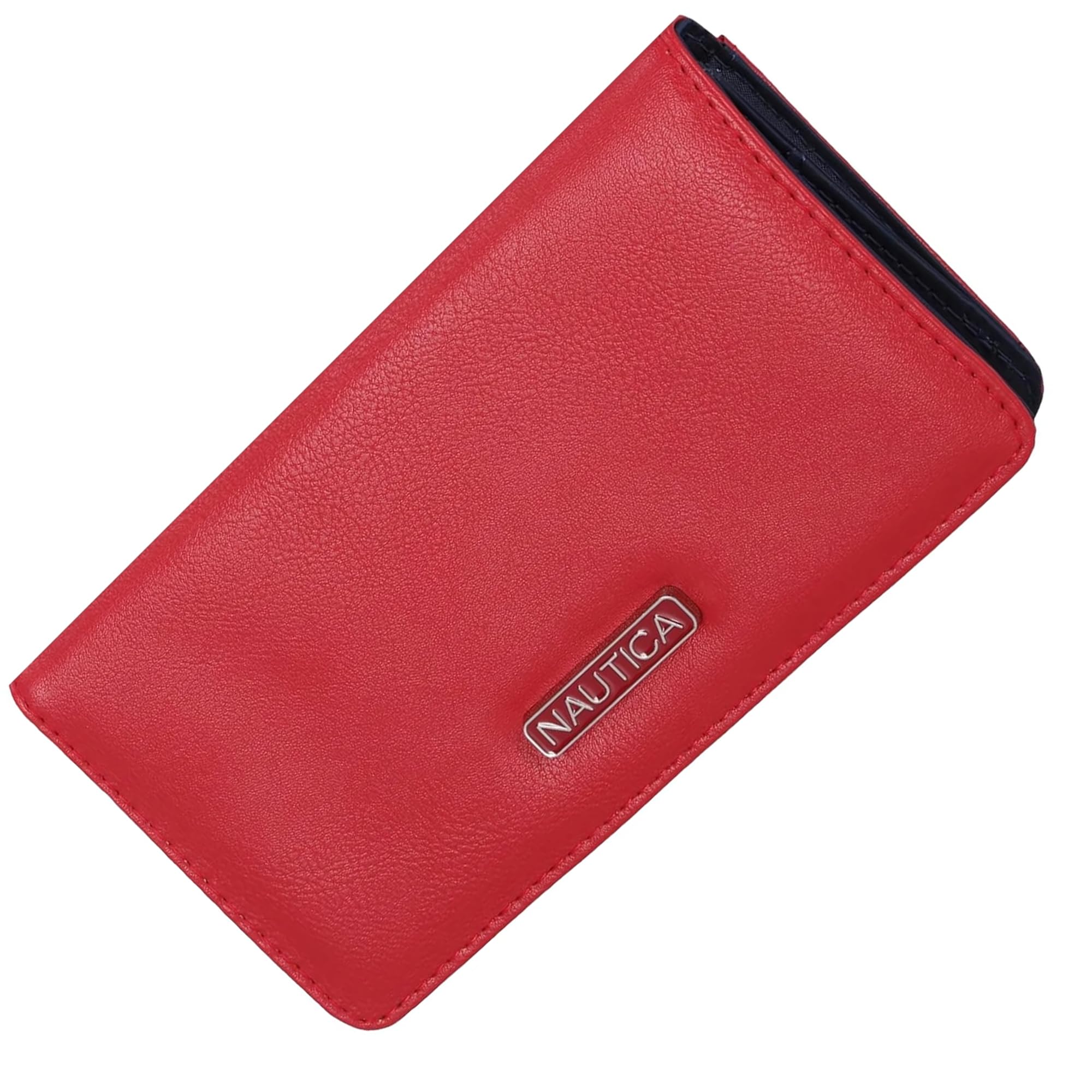 Nautica Seaside Slim Womens Wallet RFID Blocking Credit Card Holder, Coin Purse,