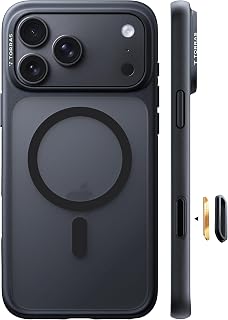 TORRAS Guardian-Mag for iPhone 18 Pro Case for MagSafe Case, Black | 3.66 m military protection, no. 1 strong magnetic force mobile phone case iPhone 18 Pro case, comfortable feel