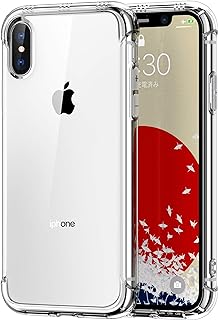 ONES Case for iPhone Xs Max, Slim Soft TPU Silicone Case, Protective Shockproof Military, Slim Phone Cover, Resistant to Yellowing, Tasparent