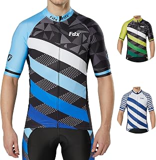 FDX Men's Limited Edition Road Cycling Jersey Short Sleeve Biking Tops