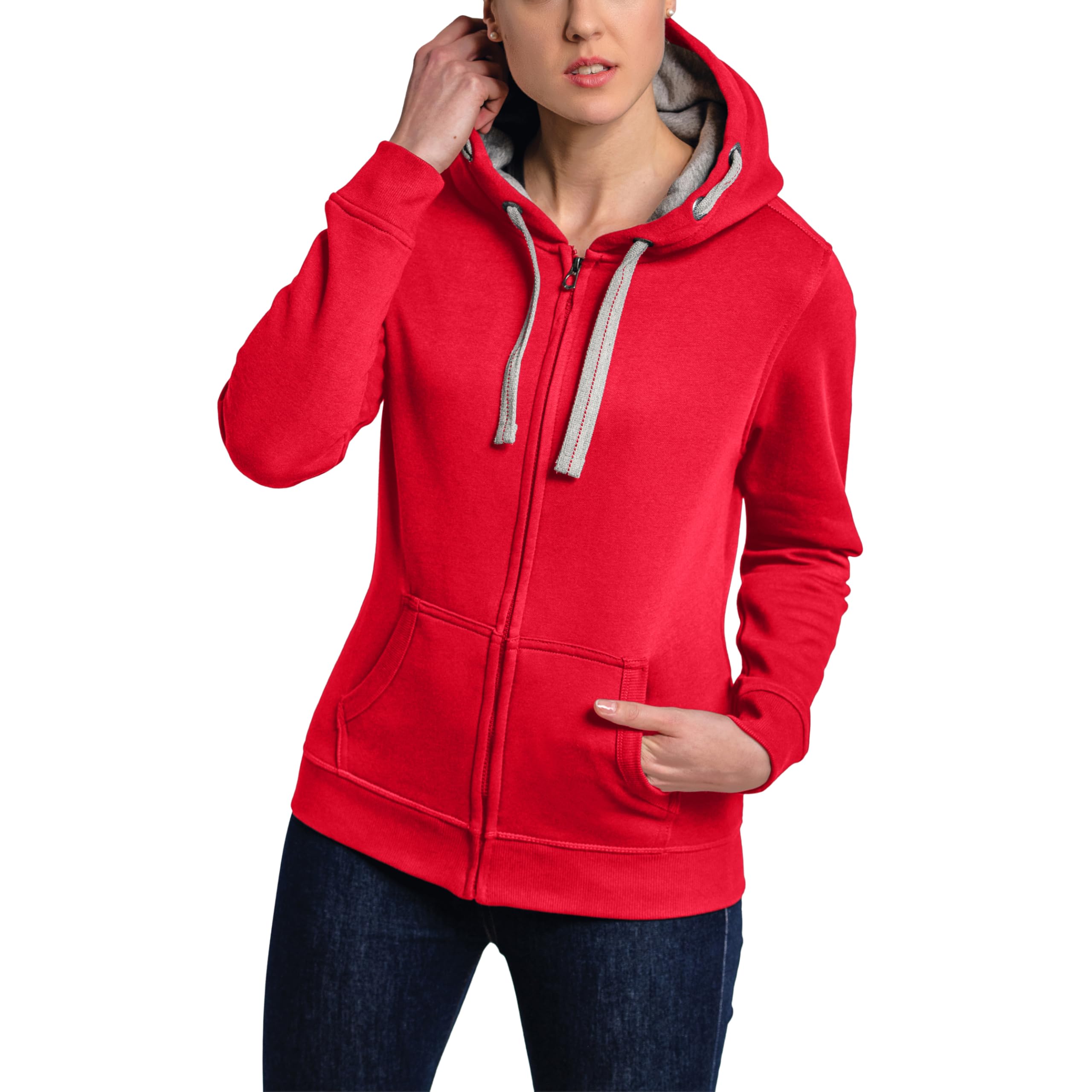 HRM Giacca F Hoodie Donna (Pacco da 1)