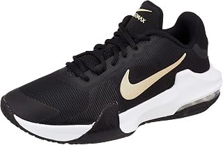 Nike Unisex Air Max Impact 4 - Lace Up Mesh Style Shoe - Navy/Gold
